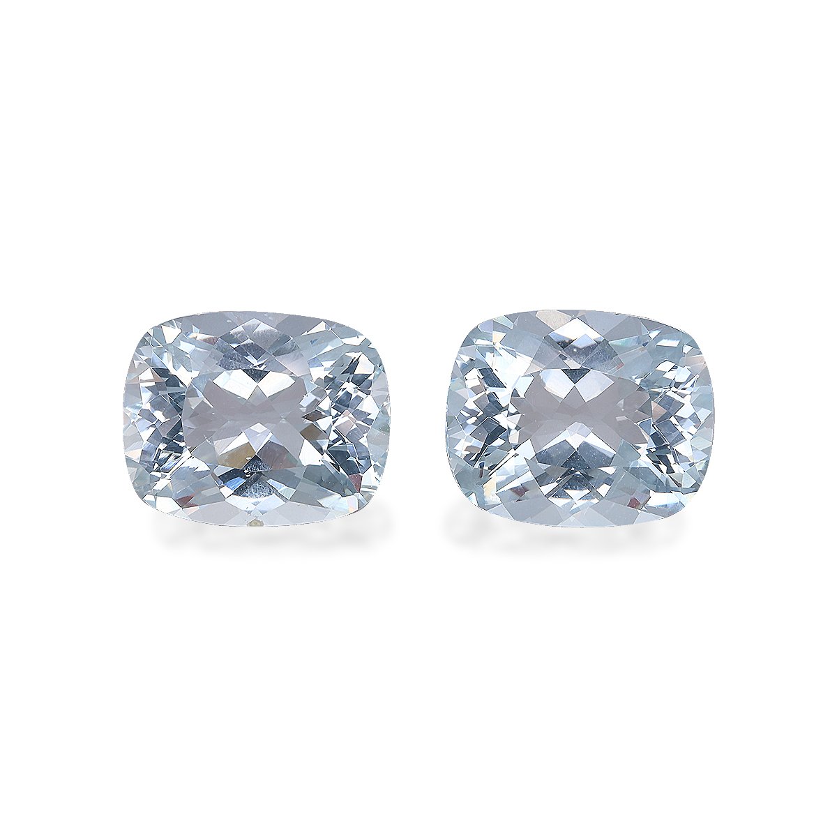 sky blue aquamarine, 11.96ct cushion cut — main view