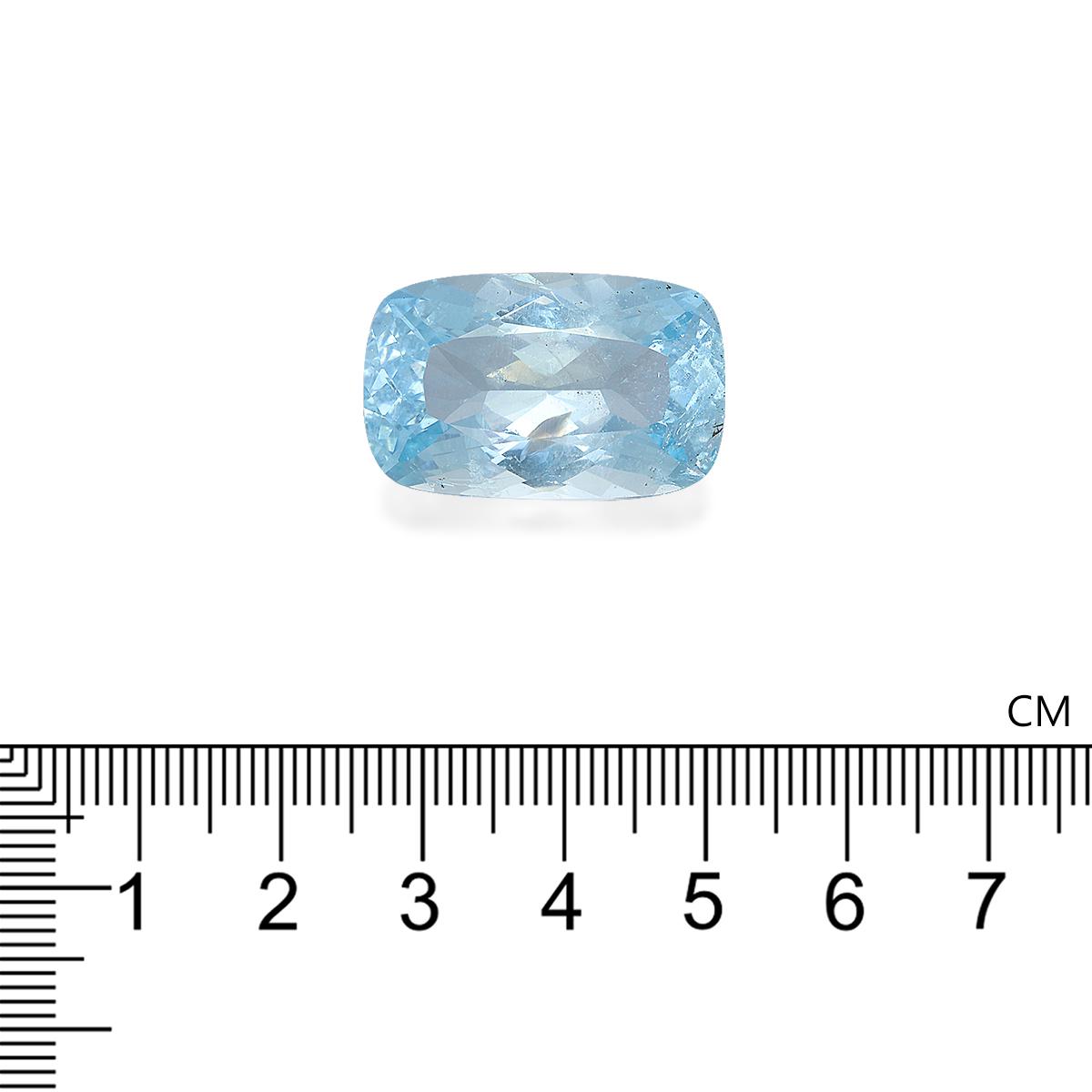 baby blue aquamarine, 29.81ct cushion cut — view 4