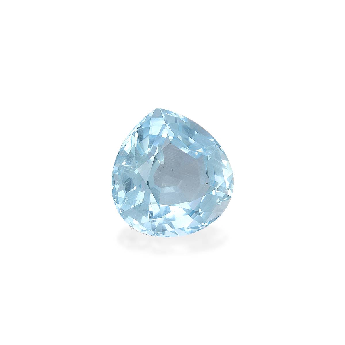 sky blue aquamarine, 26.86ct pear cut — view 3