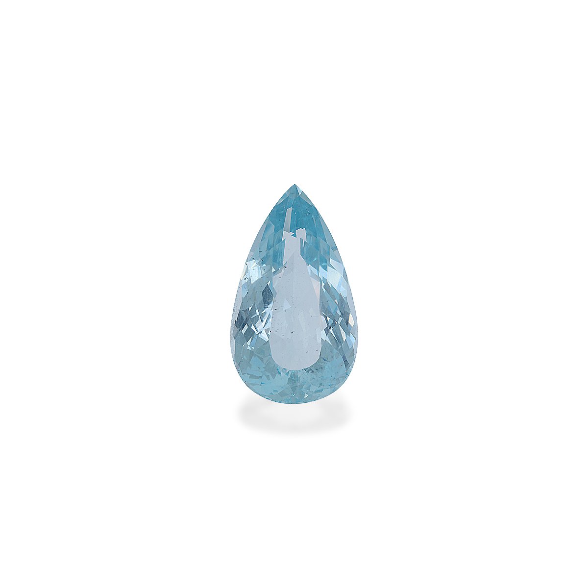 baby blue aquamarine, 47.15ct pear cut — main view