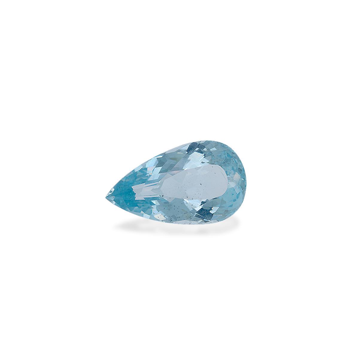 baby blue aquamarine, 47.15ct pear cut — view 3