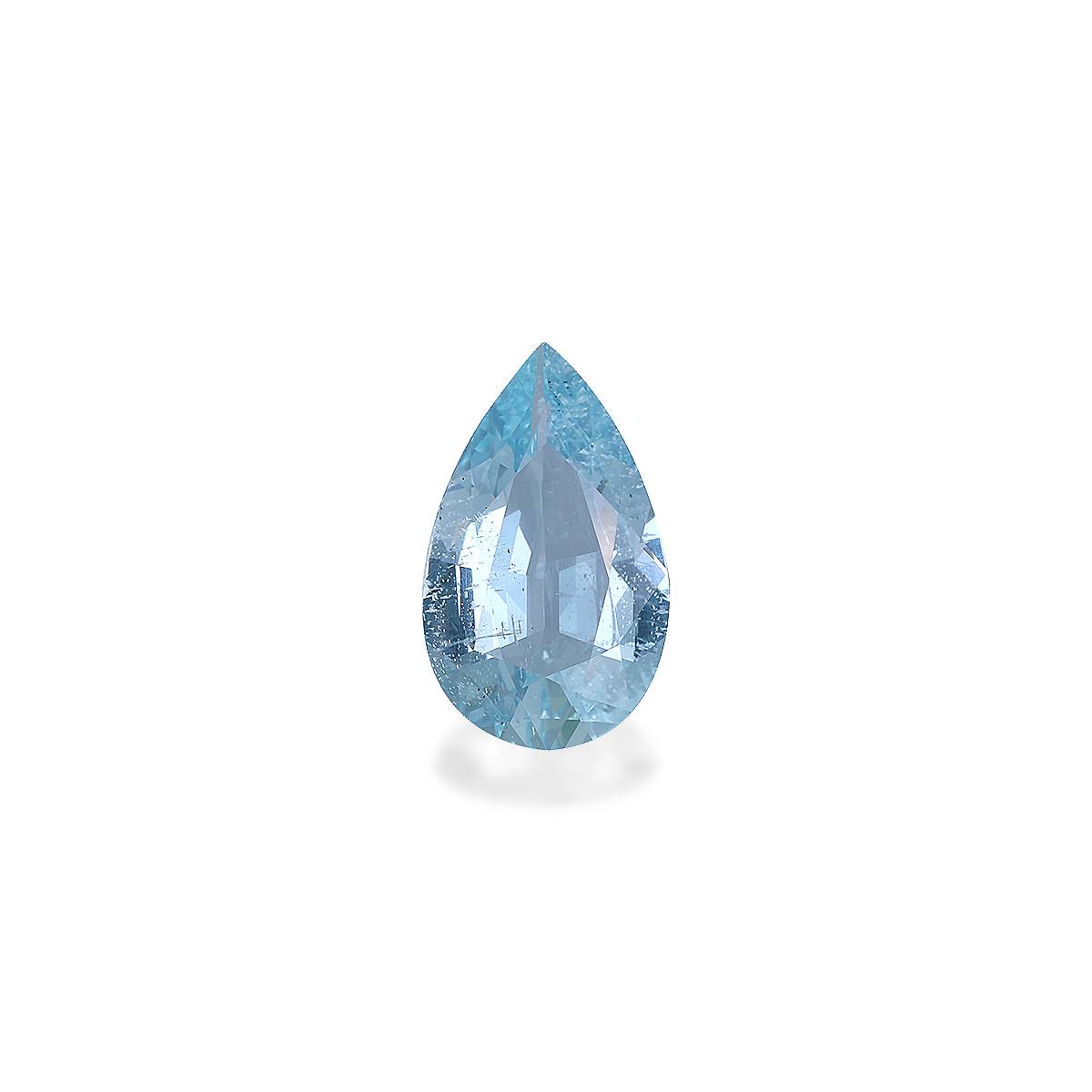 Santa Maria blue aquamarine, 3.44ct pear cut — main view