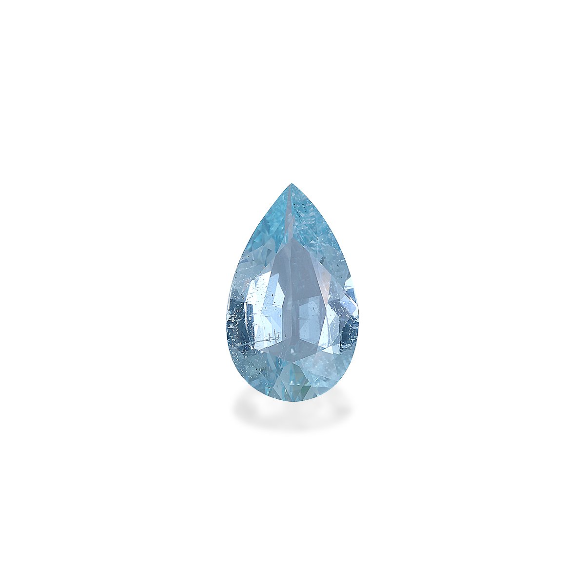 Santa Maria blue aquamarine, 3.44ct pear cut — main view