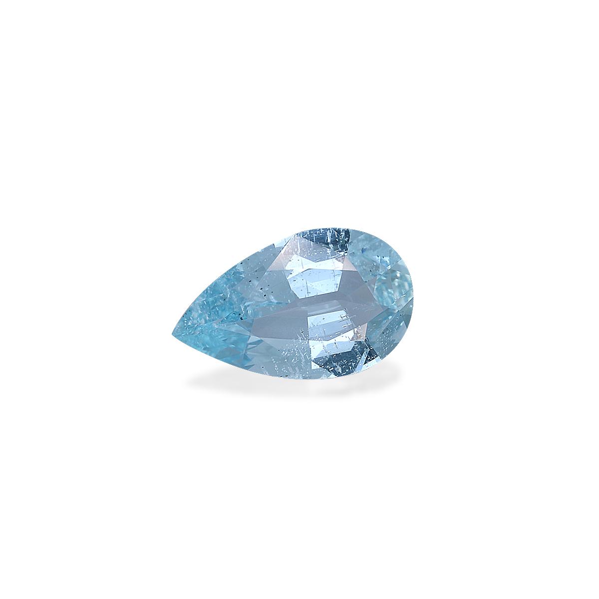 Santa Maria blue aquamarine, 3.44ct pear cut — view 3