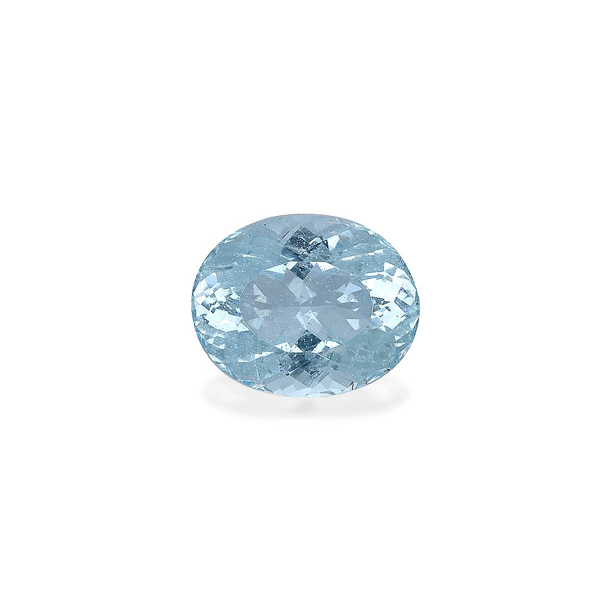 sky blue aquamarine, 4.89ct oval cut — main view