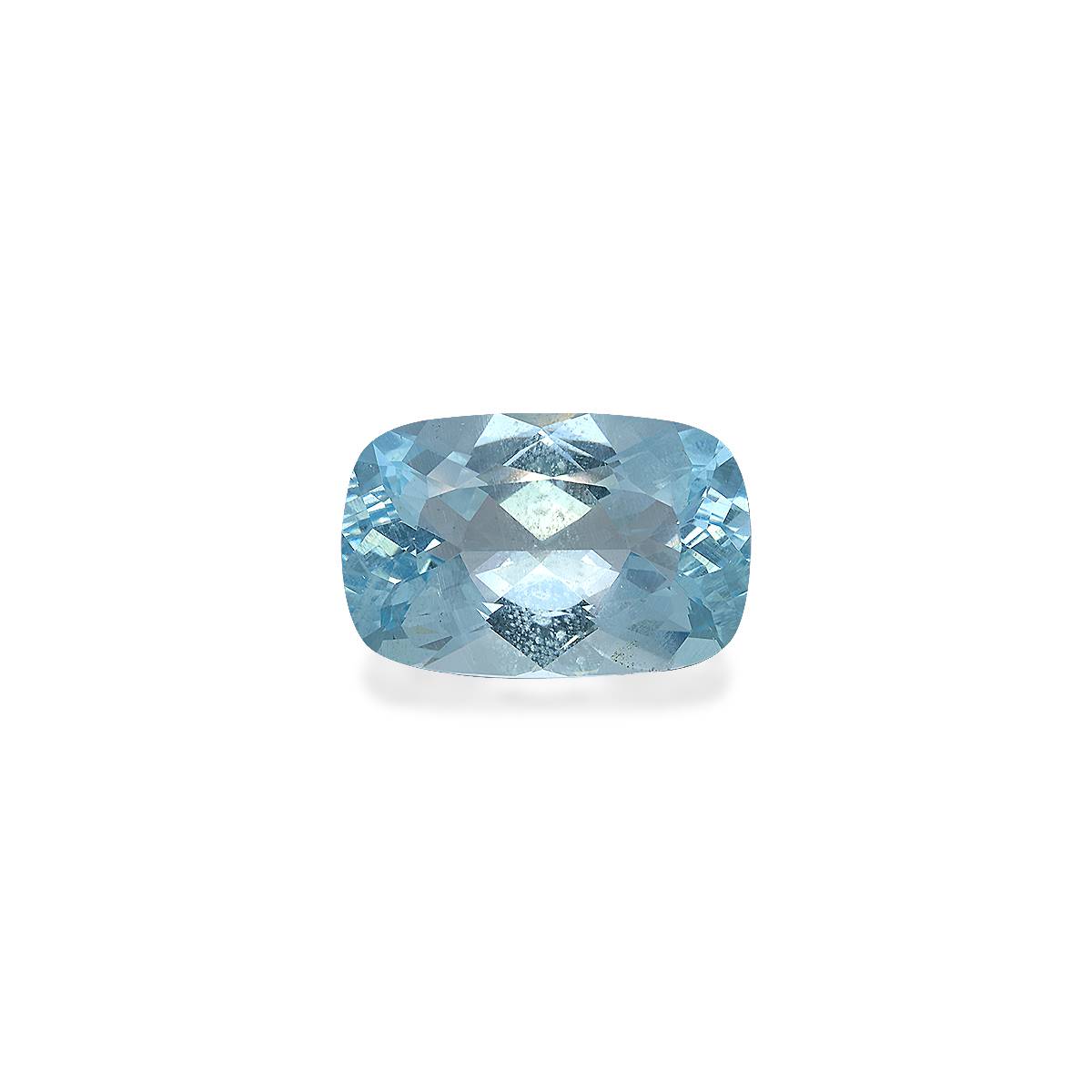 sky blue aquamarine, 25.61ct cushion cut — main view