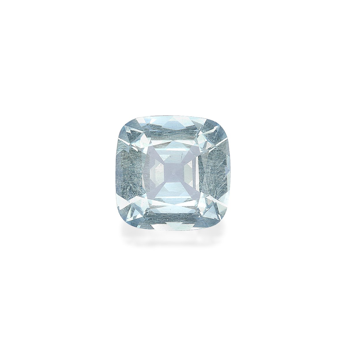 sky blue aquamarine, 10.85ct cushion cut — main view