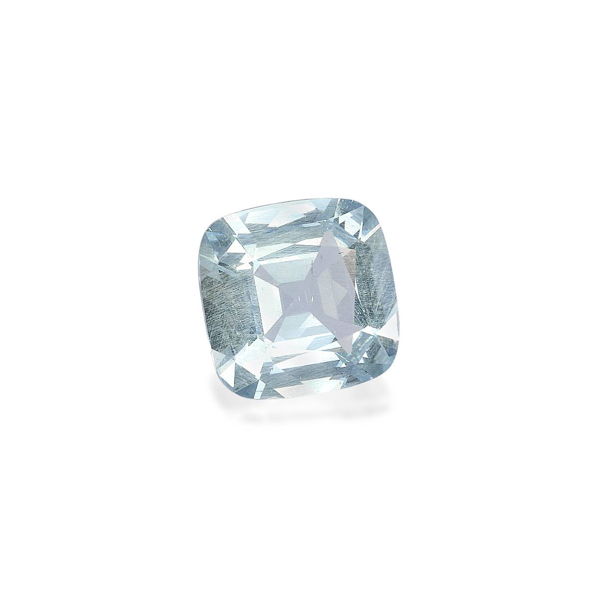 sky blue aquamarine, 10.85ct cushion cut — view 3