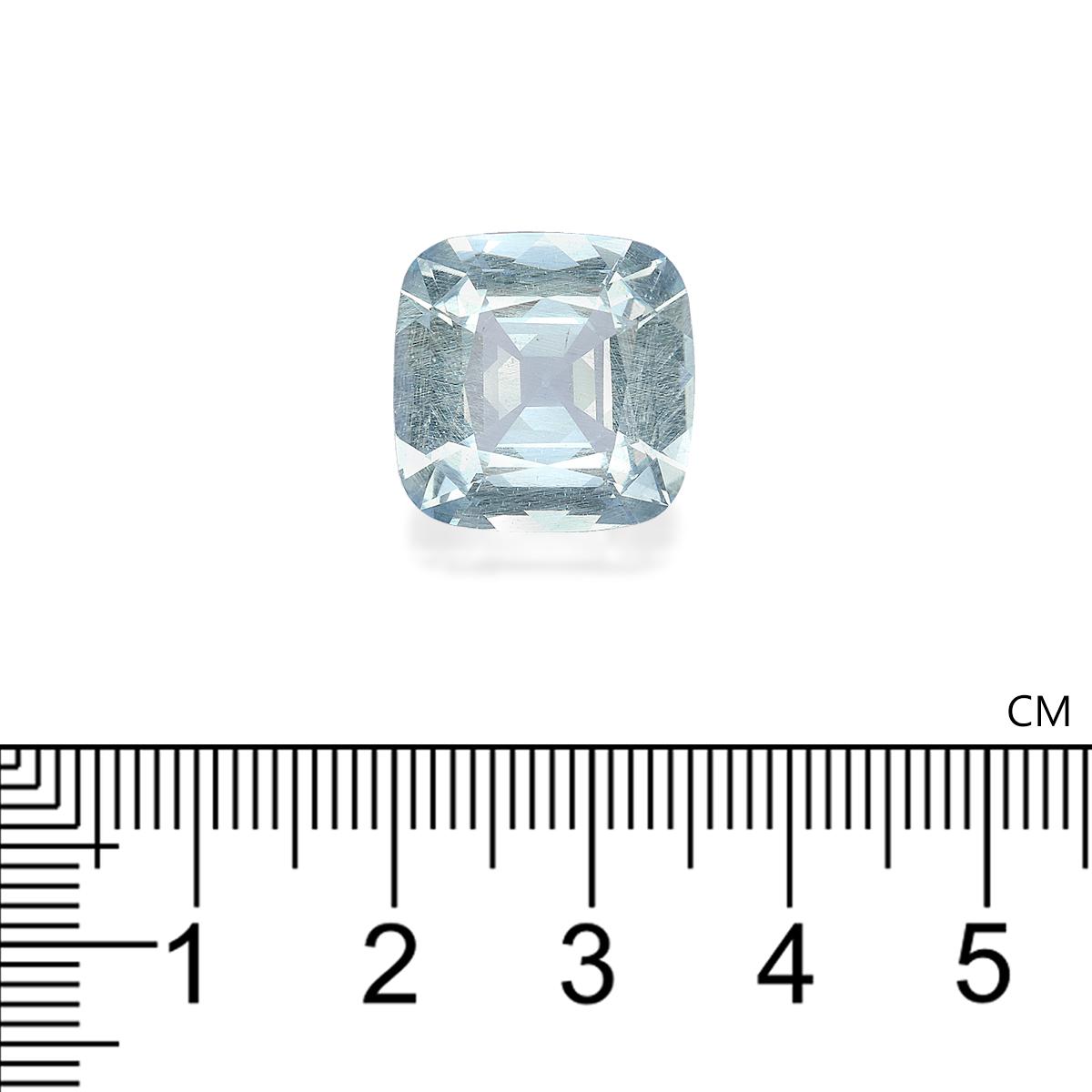 sky blue aquamarine, 10.85ct cushion cut — view 4
