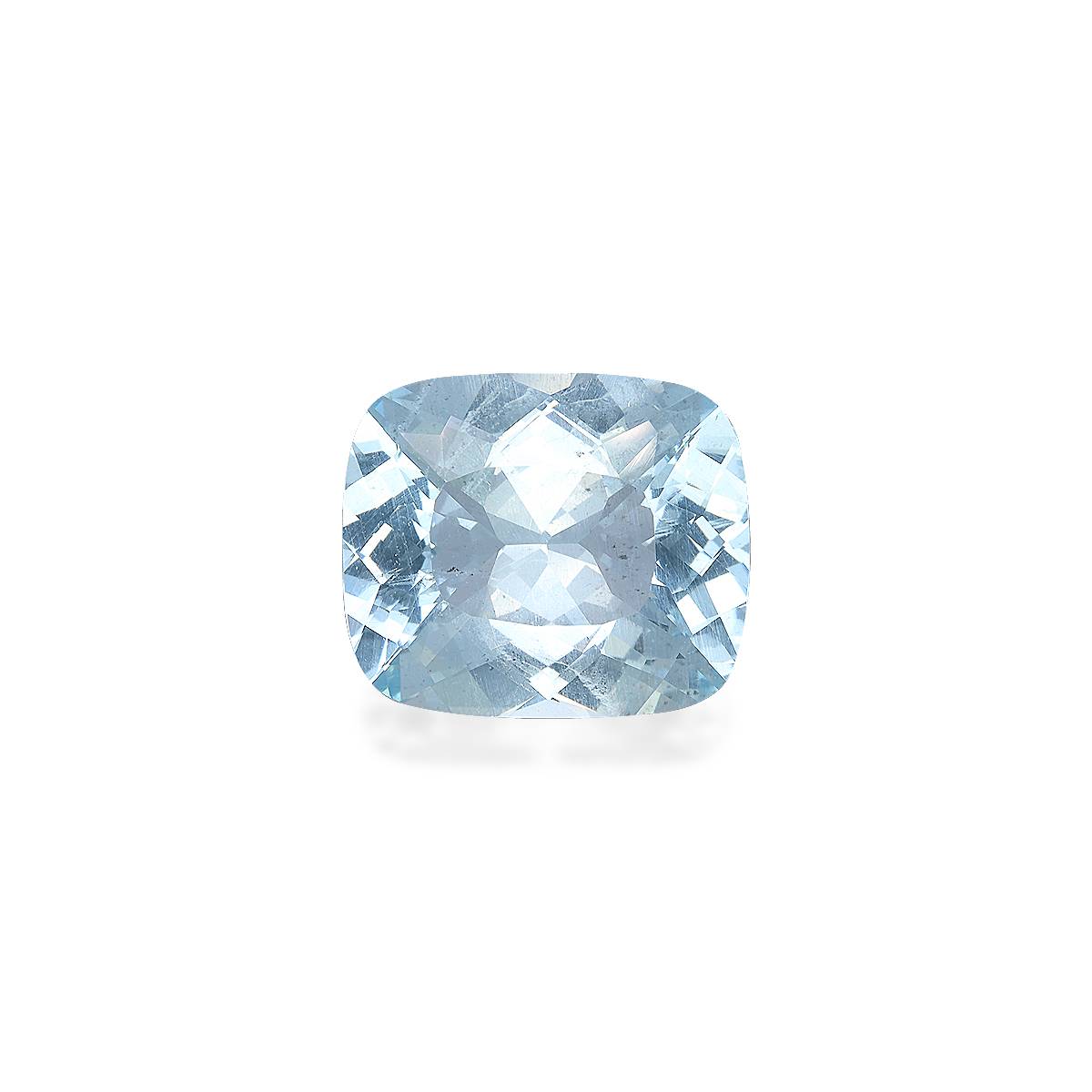 sky blue aquamarine, 21.06ct cushion cut — main view