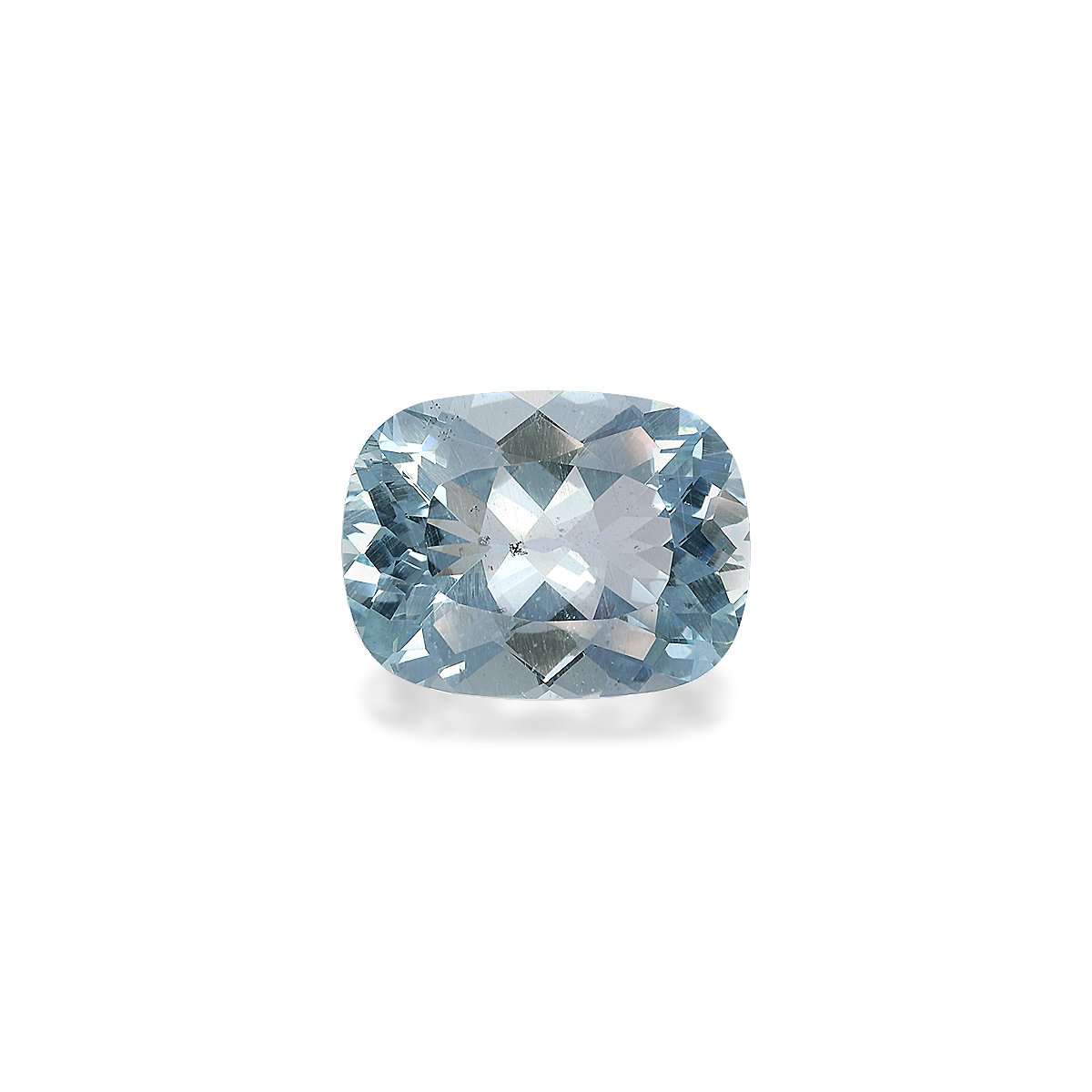 sky blue aquamarine, 11.23ct cushion cut — main view