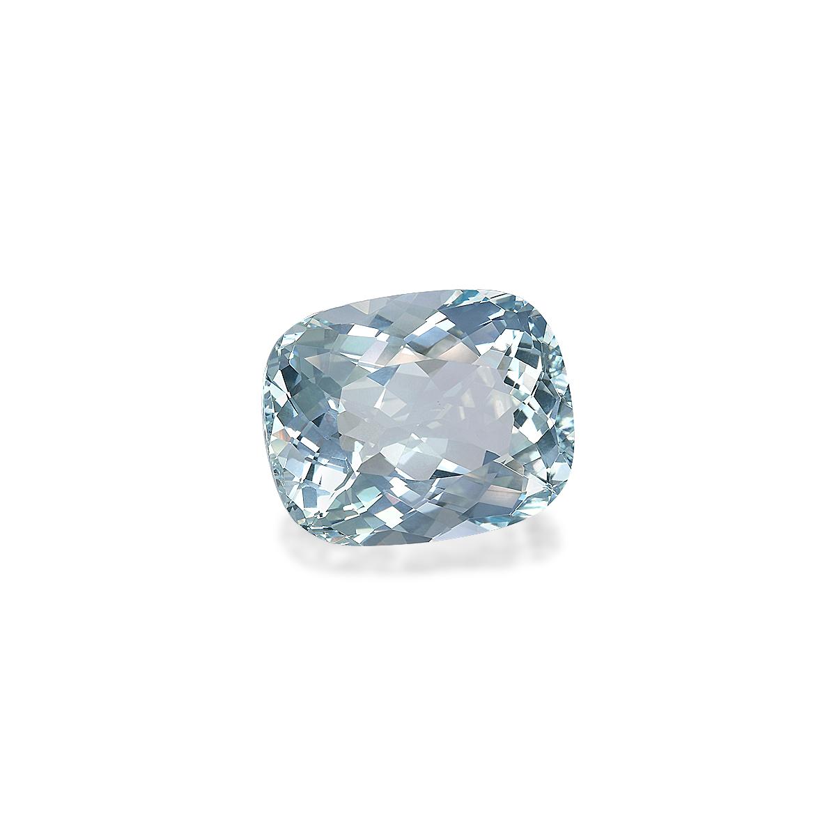 frost white aquamarine, 17.96ct cushion cut — view 3