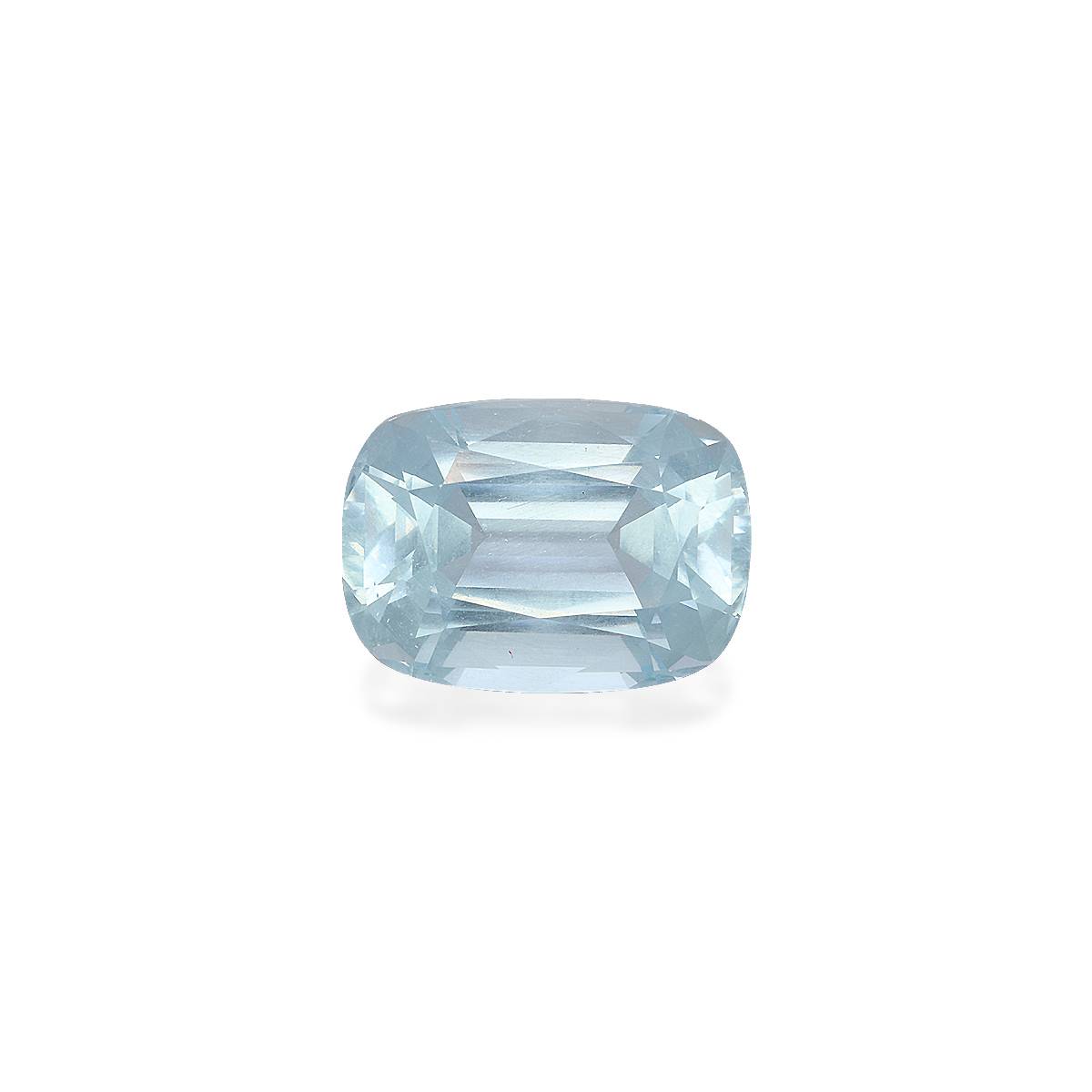 sky blue aquamarine, 10.67ct cushion cut — main view