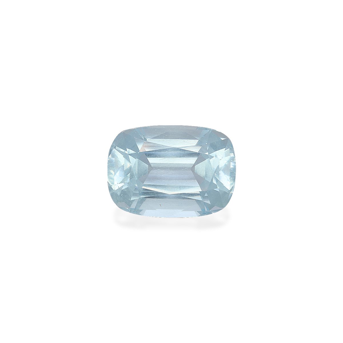 sky blue aquamarine, 10.67ct cushion cut — main view