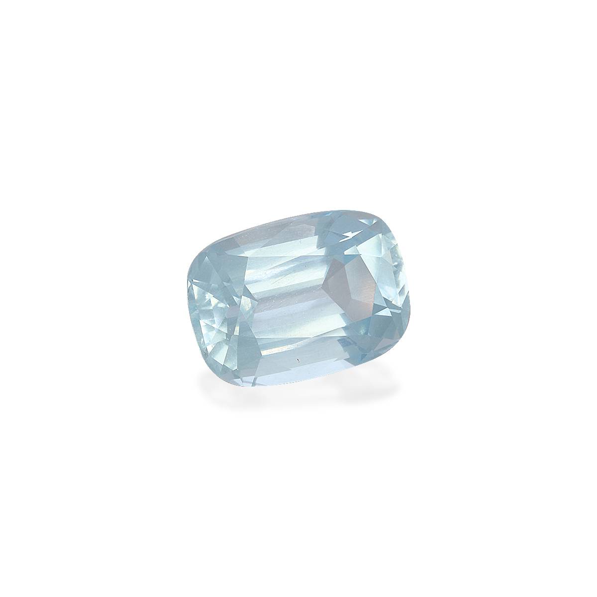 sky blue aquamarine, 10.67ct cushion cut — view 3
