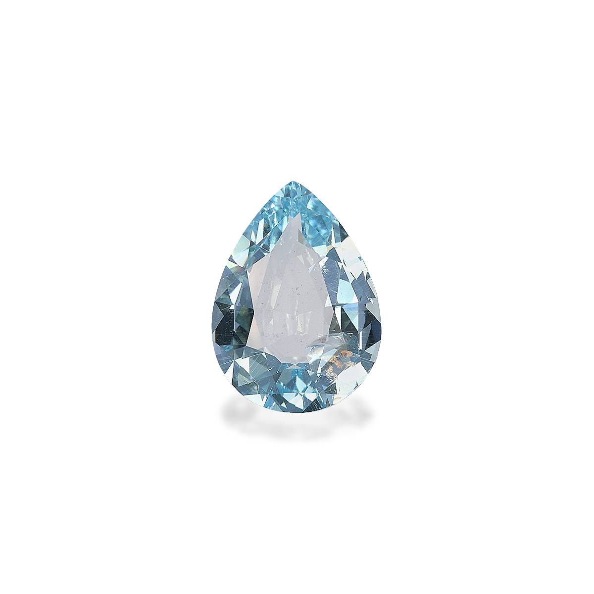 sky blue aquamarine, 6.76ct pear cut — main view