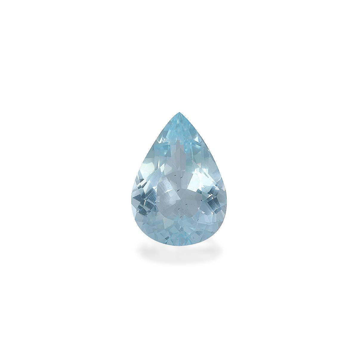 sky blue aquamarine, 7.29ct pear cut — main view