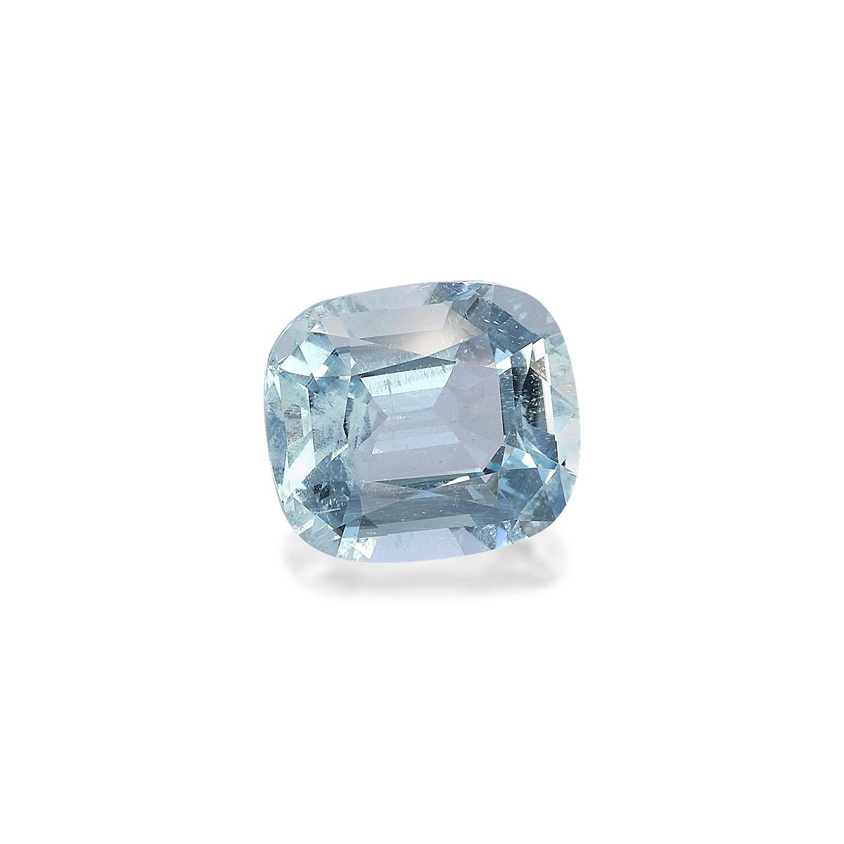 sky blue aquamarine, 9.84ct cushion cut — view 3