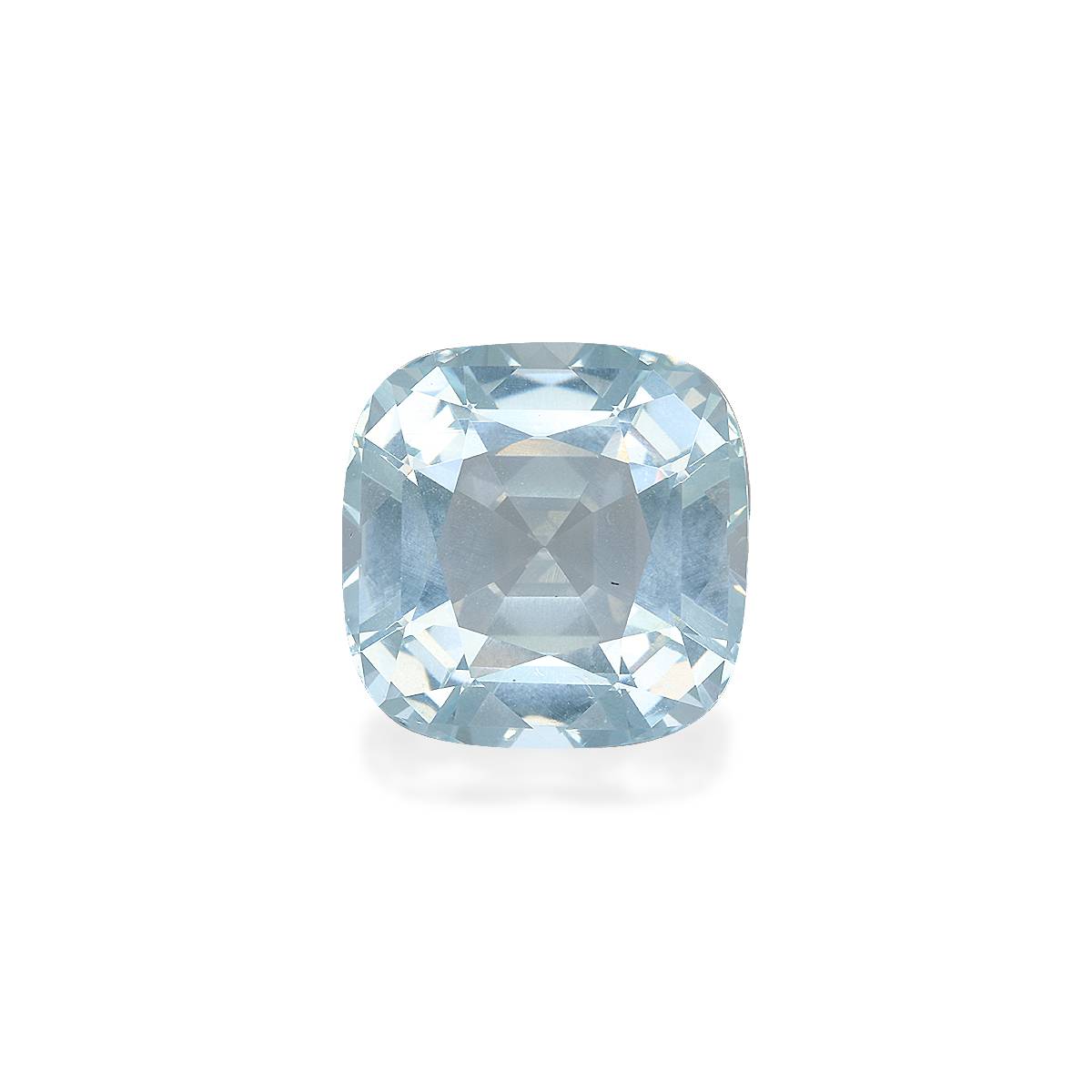 frost white aquamarine, 13.43ct cushion cut — main view