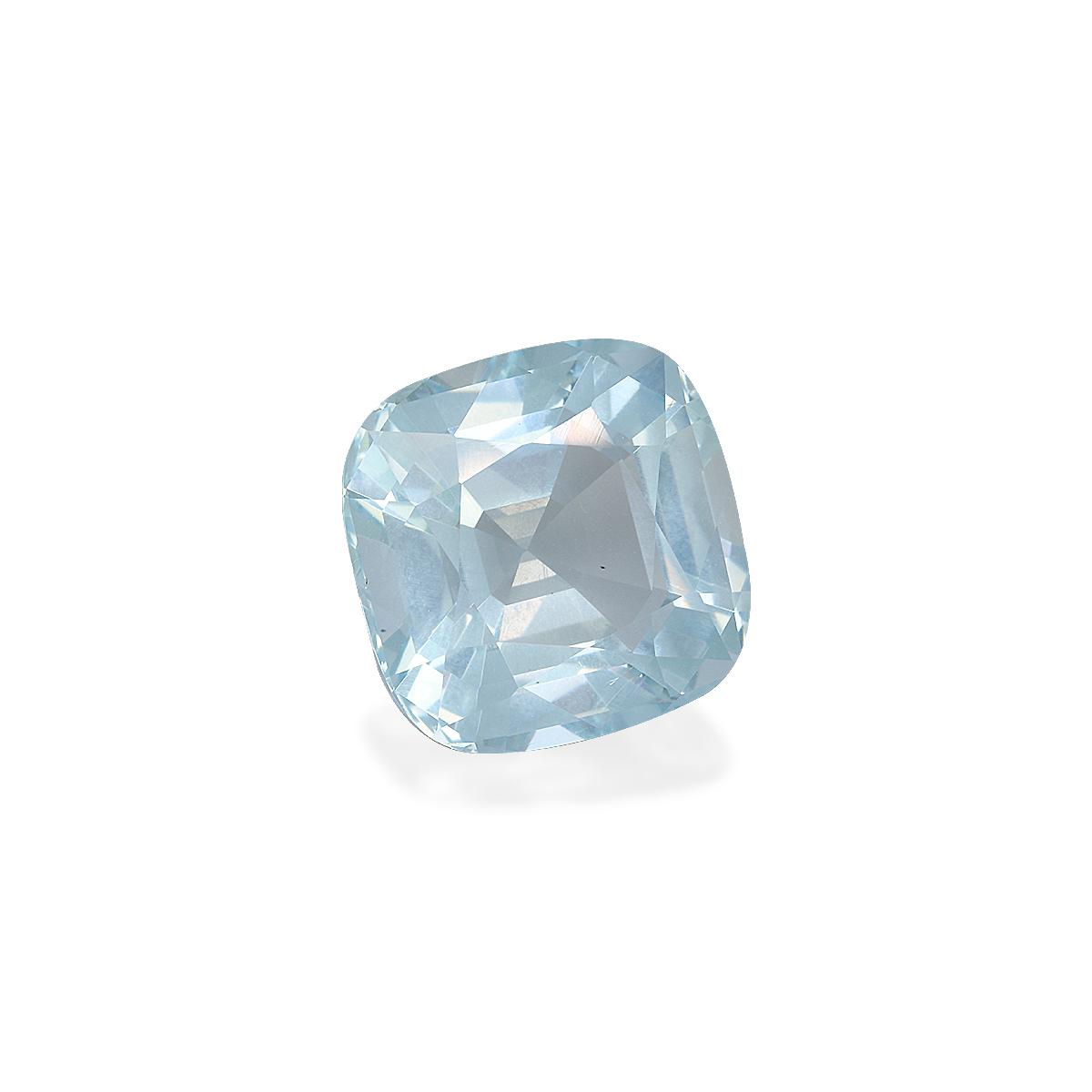 frost white aquamarine, 13.43ct cushion cut — view 3