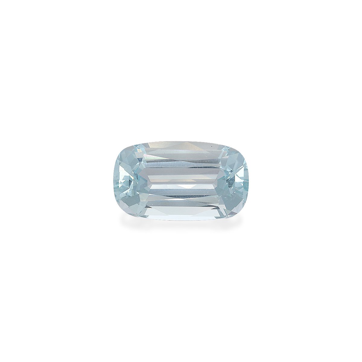 sky blue aquamarine, 14.6ct cushion cut — main view