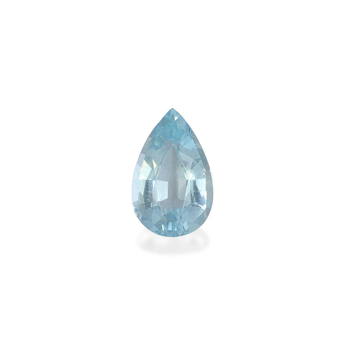 sky blue aquamarine, 7.29ct pear cut — main view