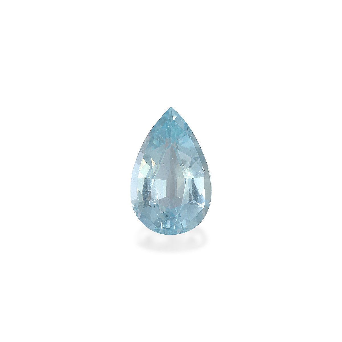 sky blue aquamarine, 7.29ct pear cut — main view