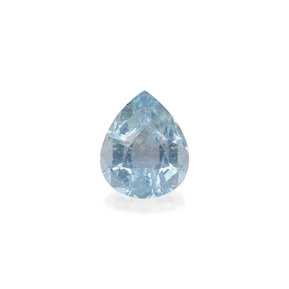 sky blue aquamarine, 8.71ct pear cut — main view
