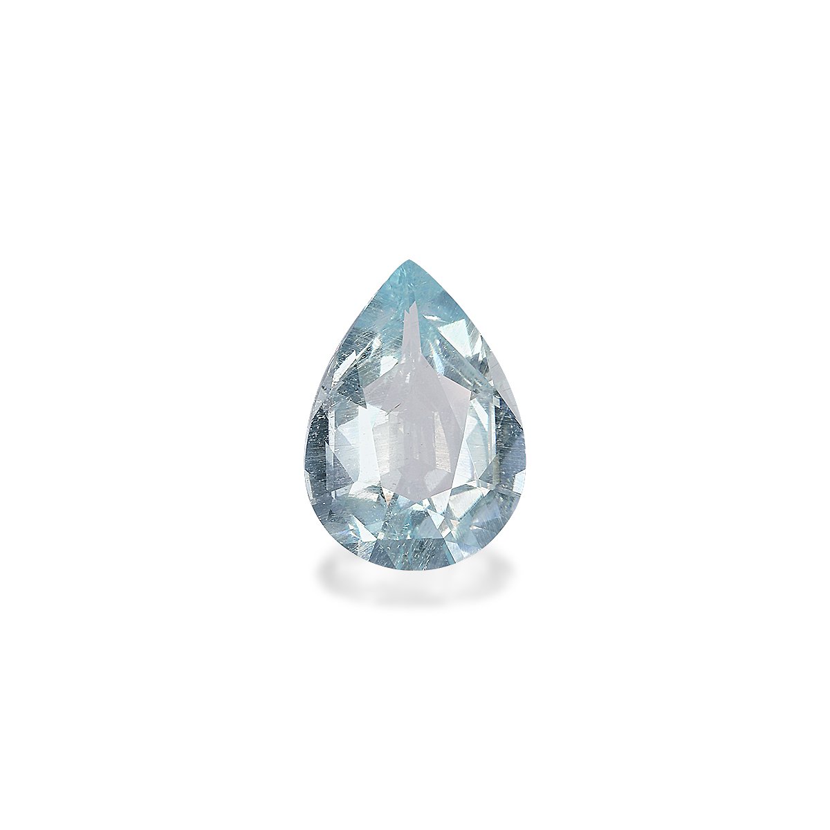 sky blue aquamarine, 6.03ct pear cut — main view