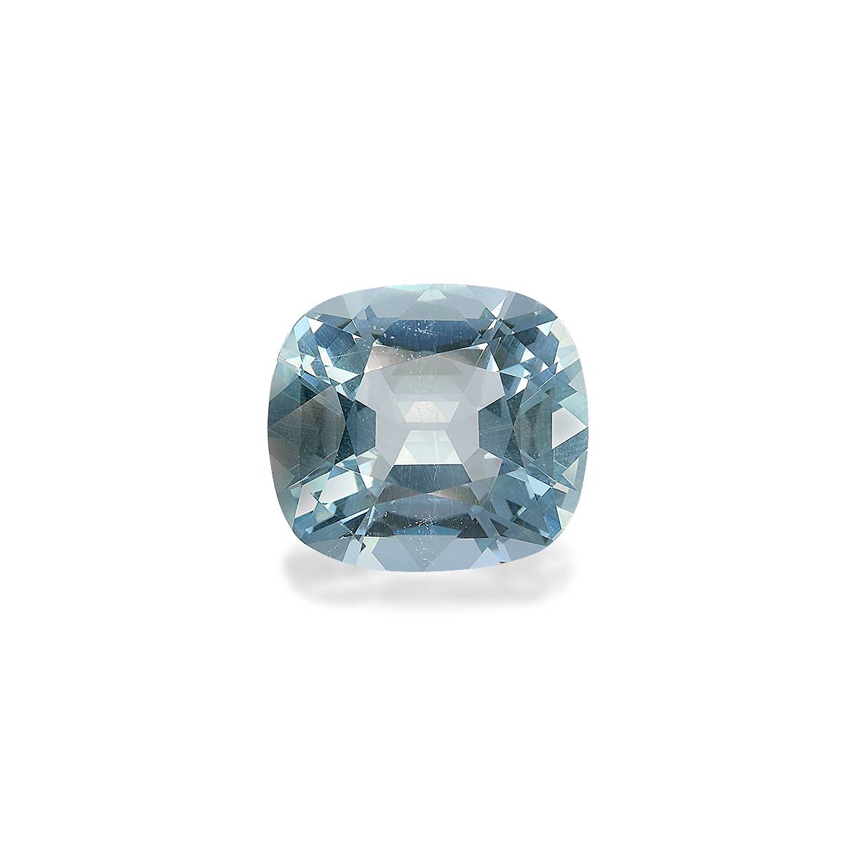 sky blue aquamarine, 13.43ct cushion cut — main view