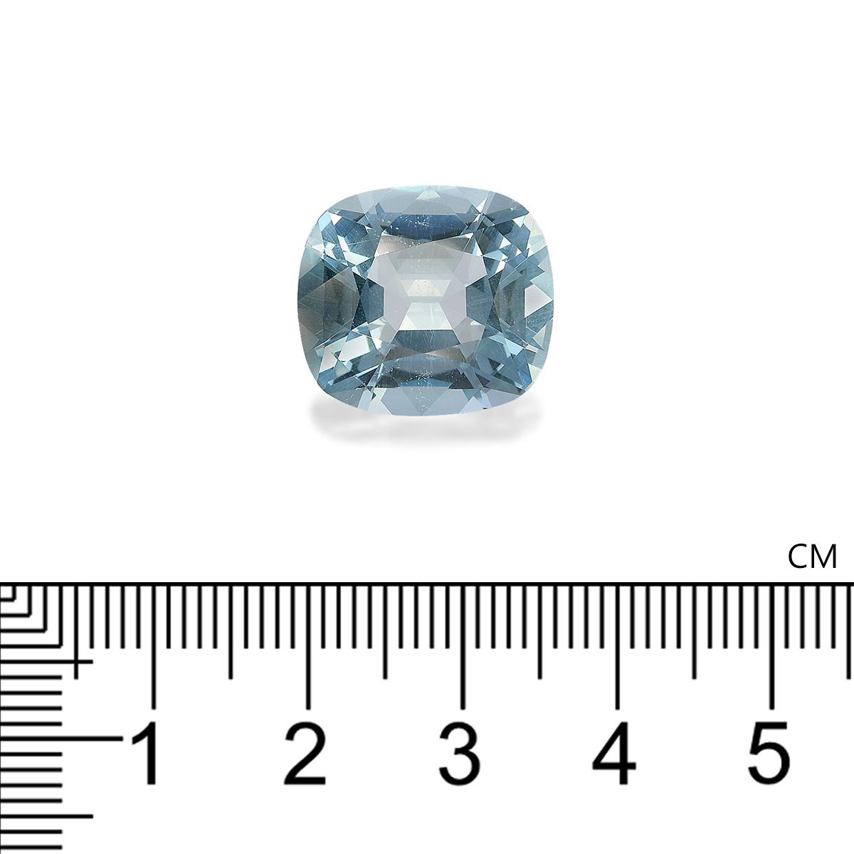 sky blue aquamarine, 13.43ct cushion cut — view 4