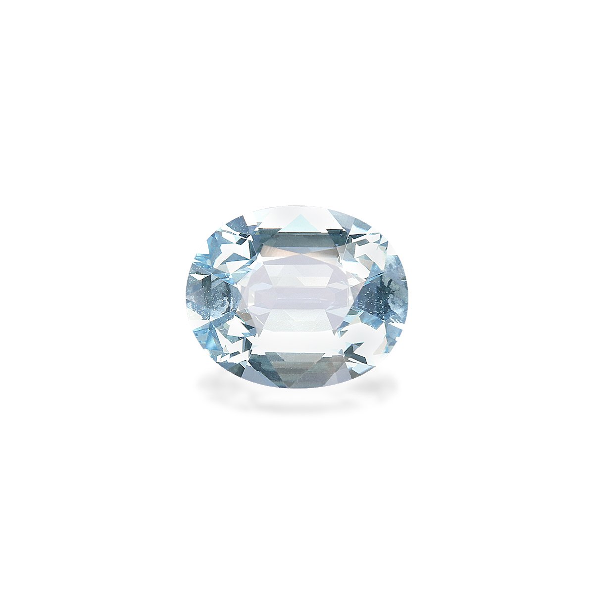 sky blue aquamarine, 5.11ct oval cut — main view