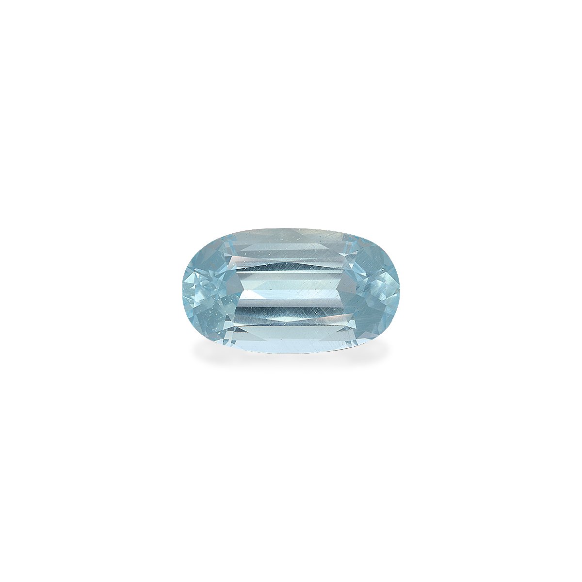 baby blue aquamarine, 11.45ct oval cut — main view