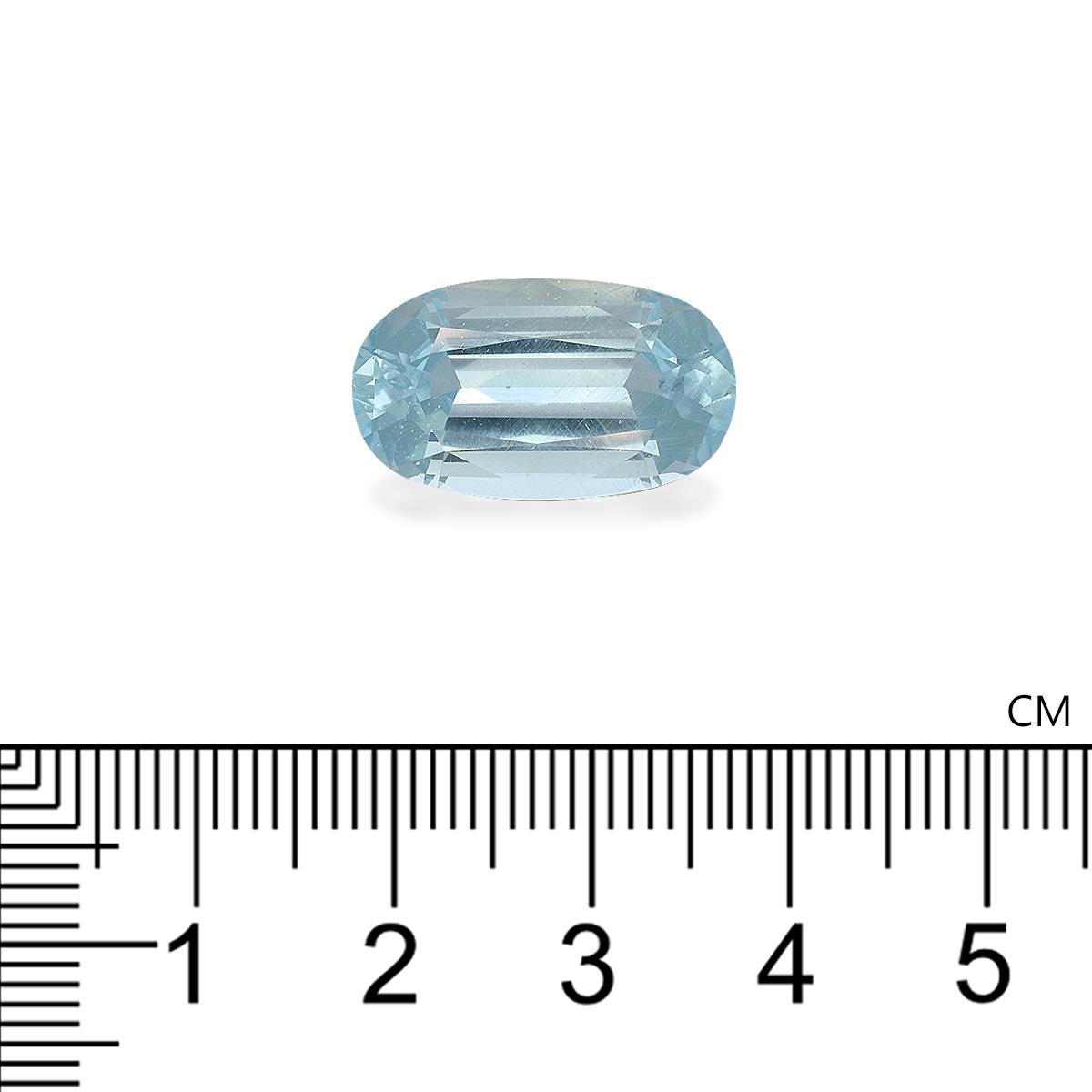 baby blue aquamarine, 11.45ct oval cut — view 4