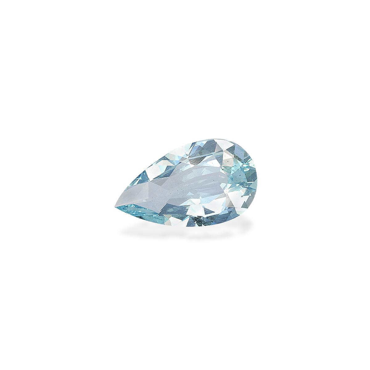 baby blue aquamarine, 6.12ct pear cut — view 3