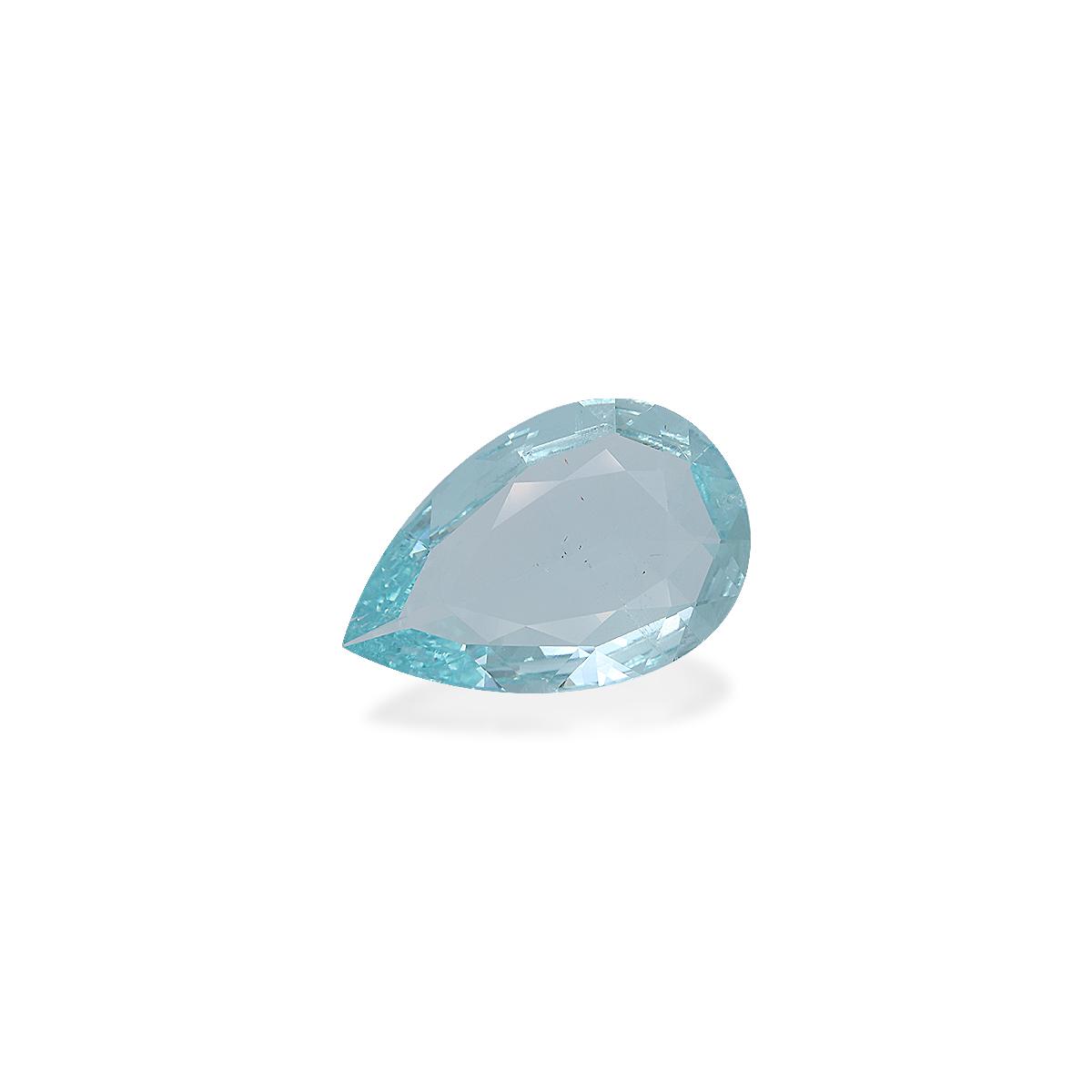 sky blue aquamarine, 9.81ct pear cut — view 3