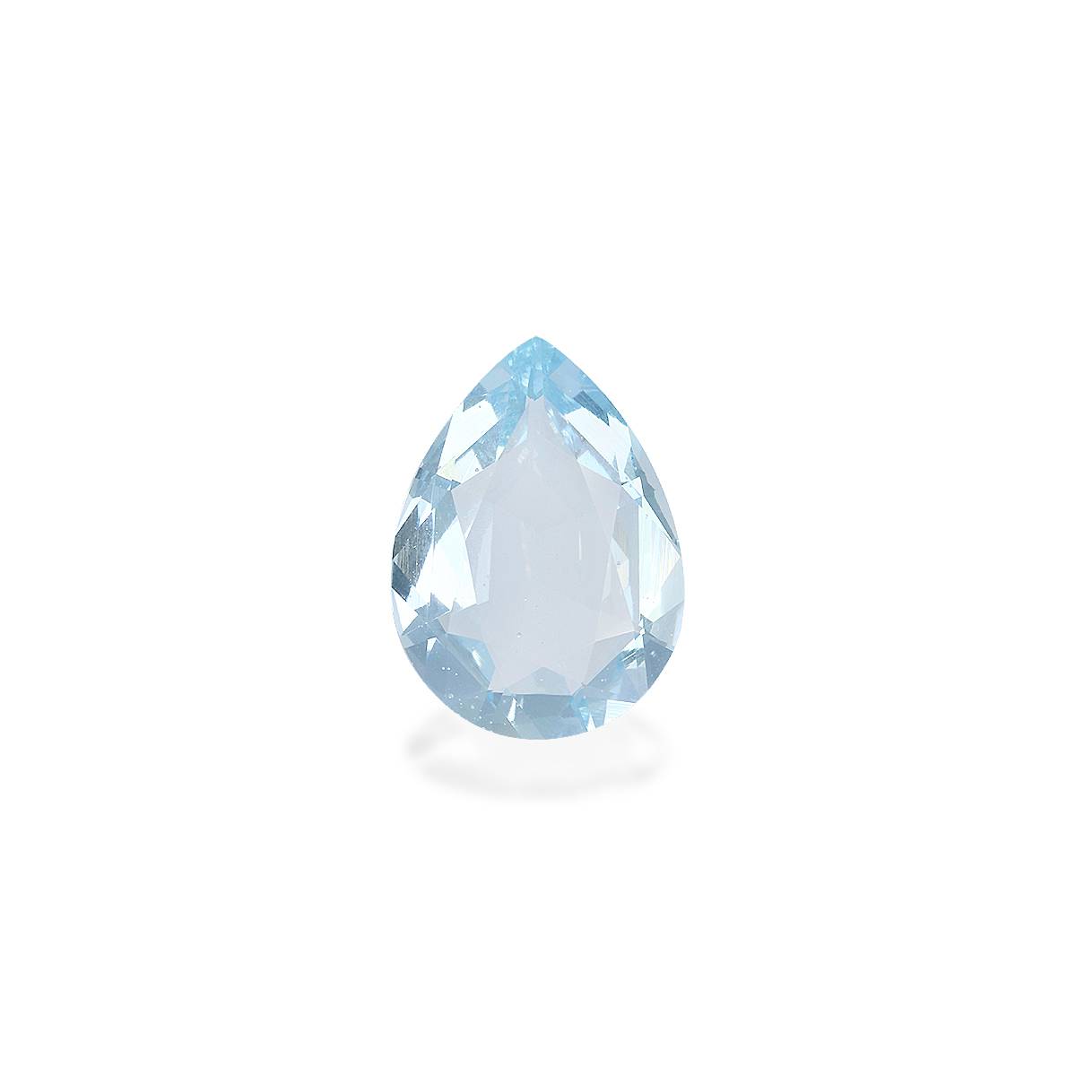 baby blue aquamarine, 5.7ct pear cut — main view
