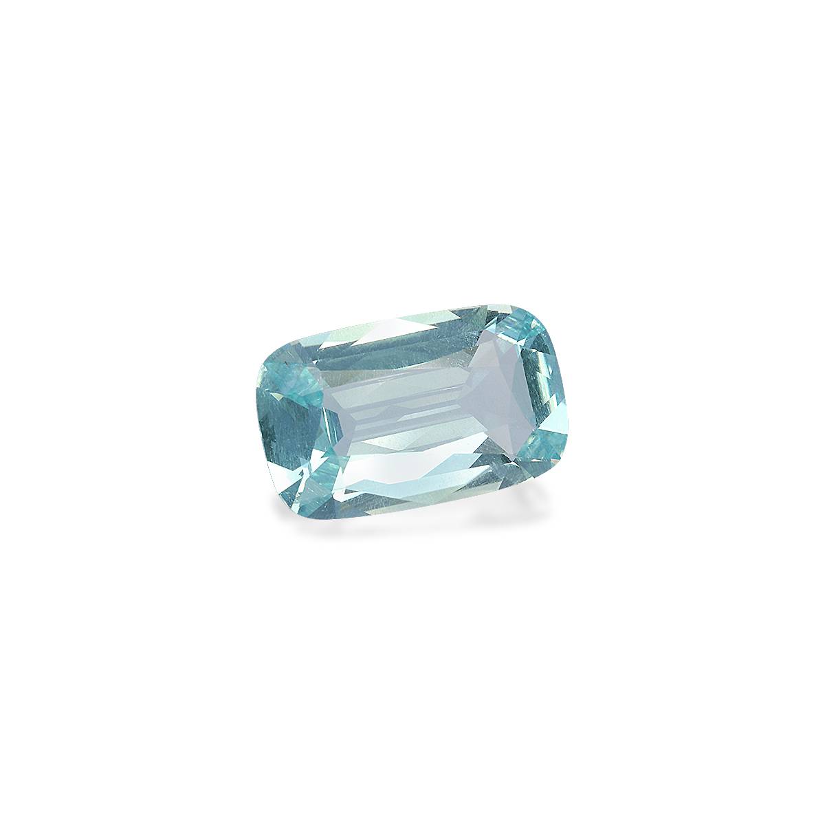 baby blue aquamarine, 8.36ct cushion cut — view 3