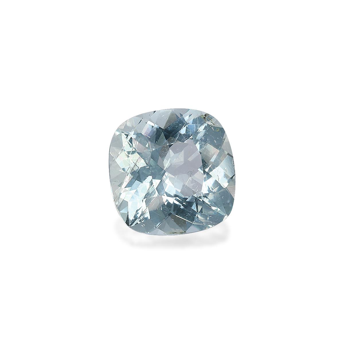 sky blue aquamarine, 3.5ct cushion cut — view 3