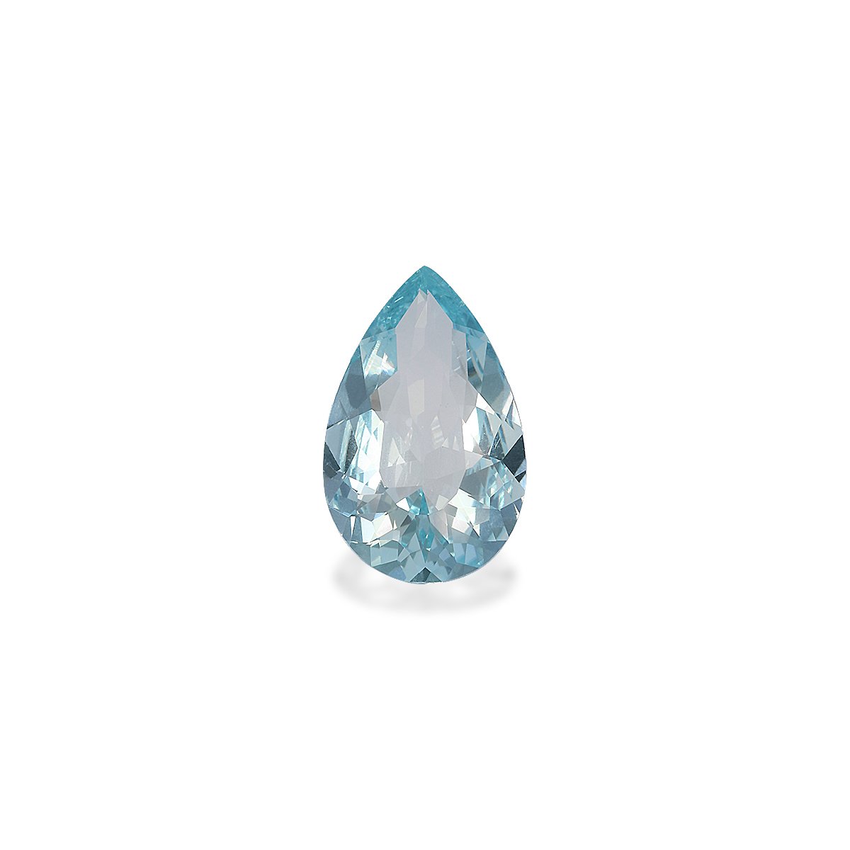 sky blue aquamarine, 3.1ct pear cut — main view