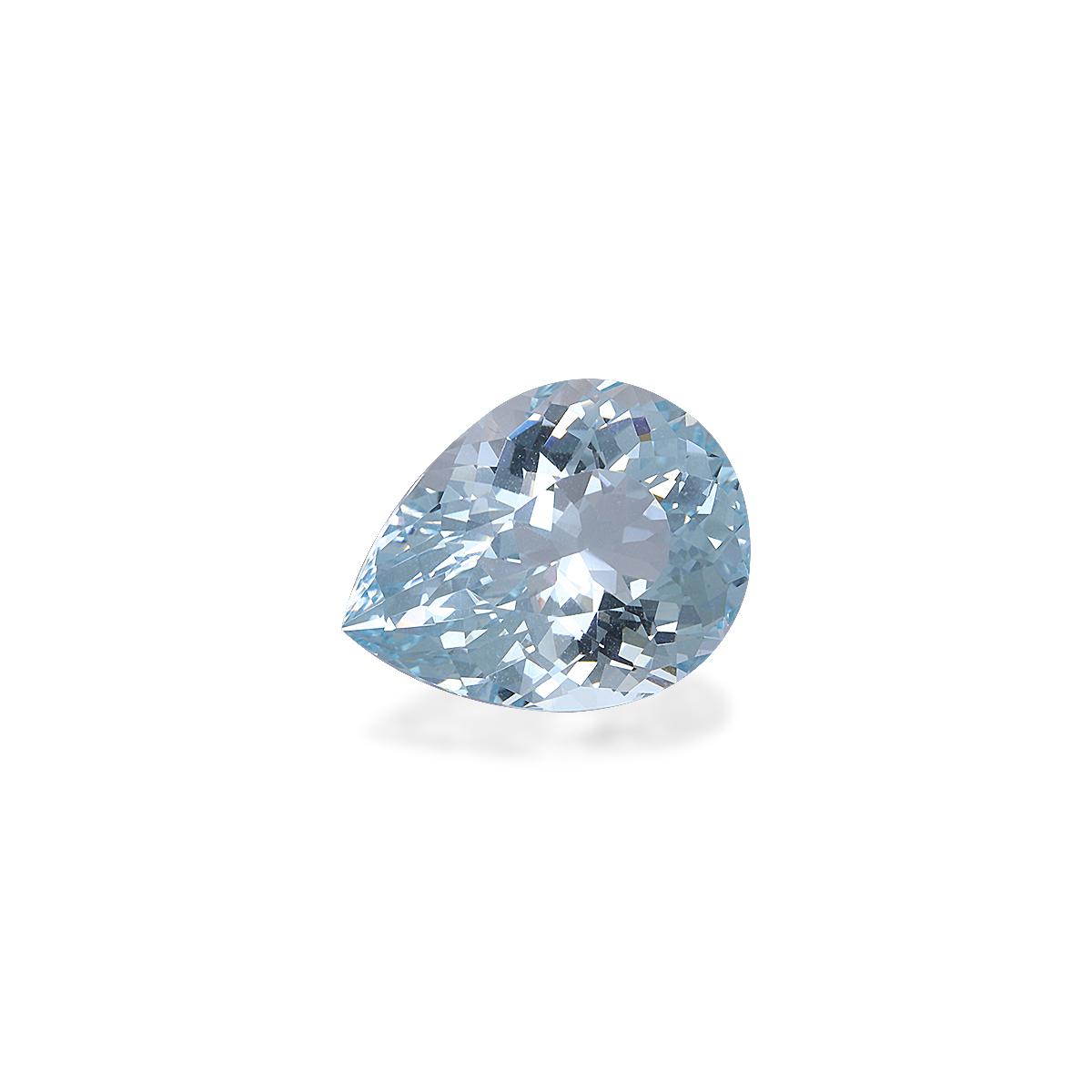 sky blue aquamarine, 6.8ct pear cut — view 3