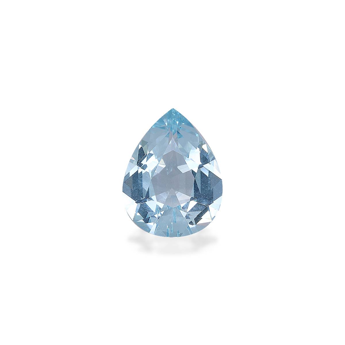 sky blue aquamarine, 4.83ct pear cut — main view