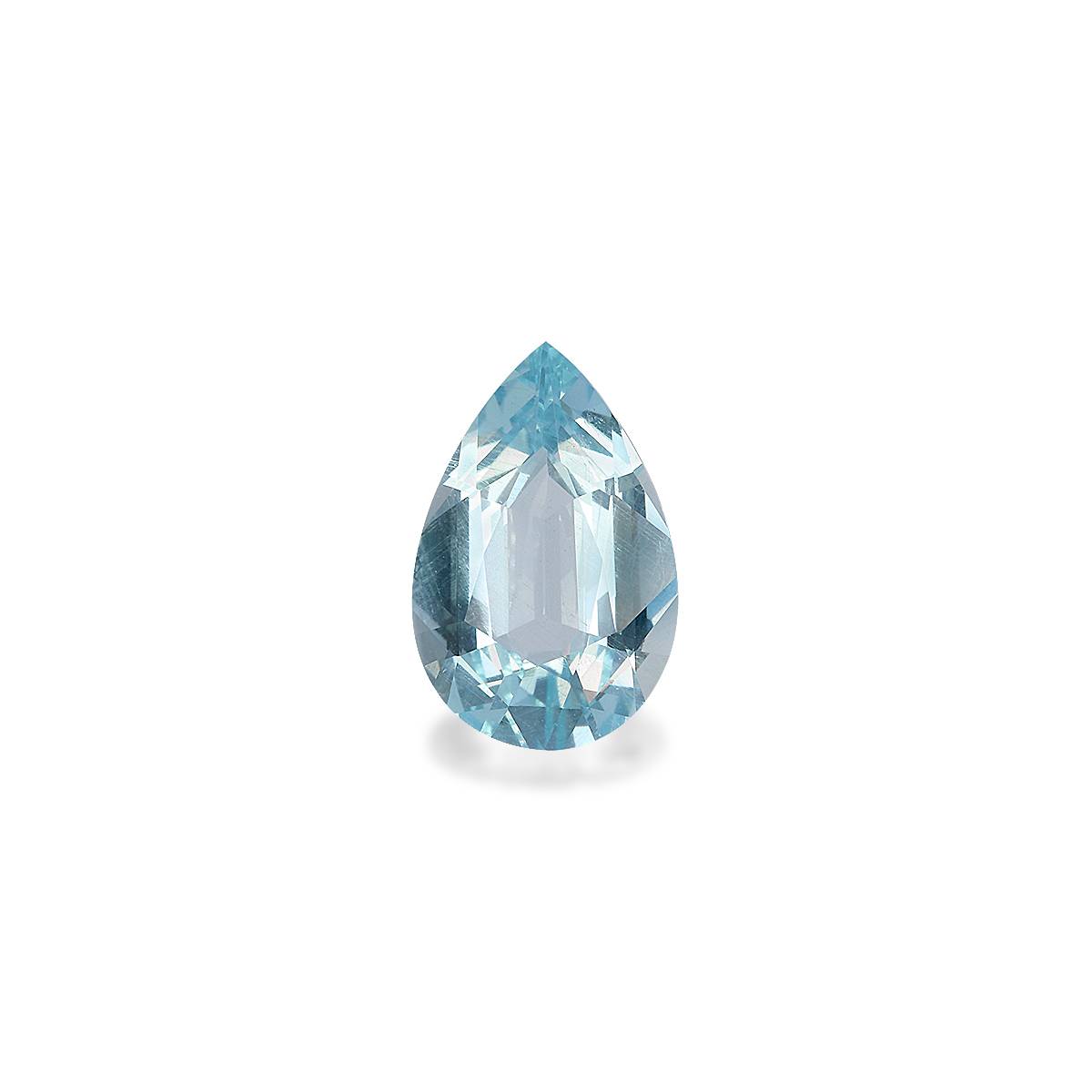 sky blue aquamarine, 3.23ct pear cut — main view