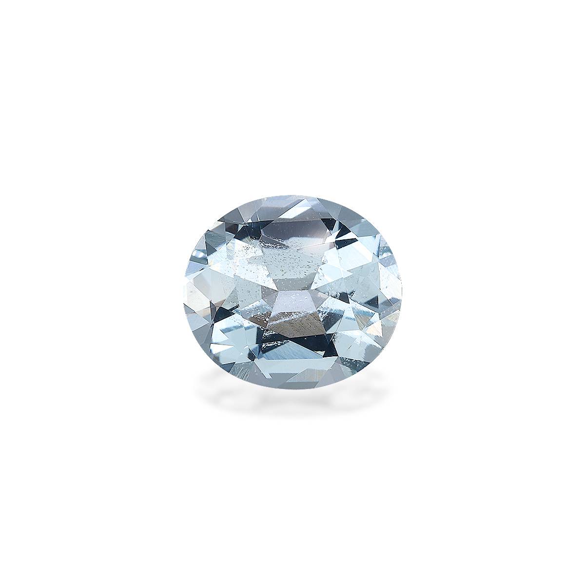 sky blue aquamarine, 4.6ct oval cut — main view
