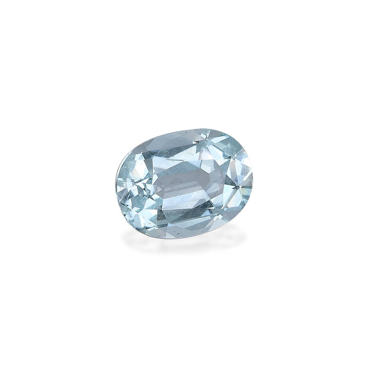 sky blue aquamarine, 5.5ct oval cut — view 3