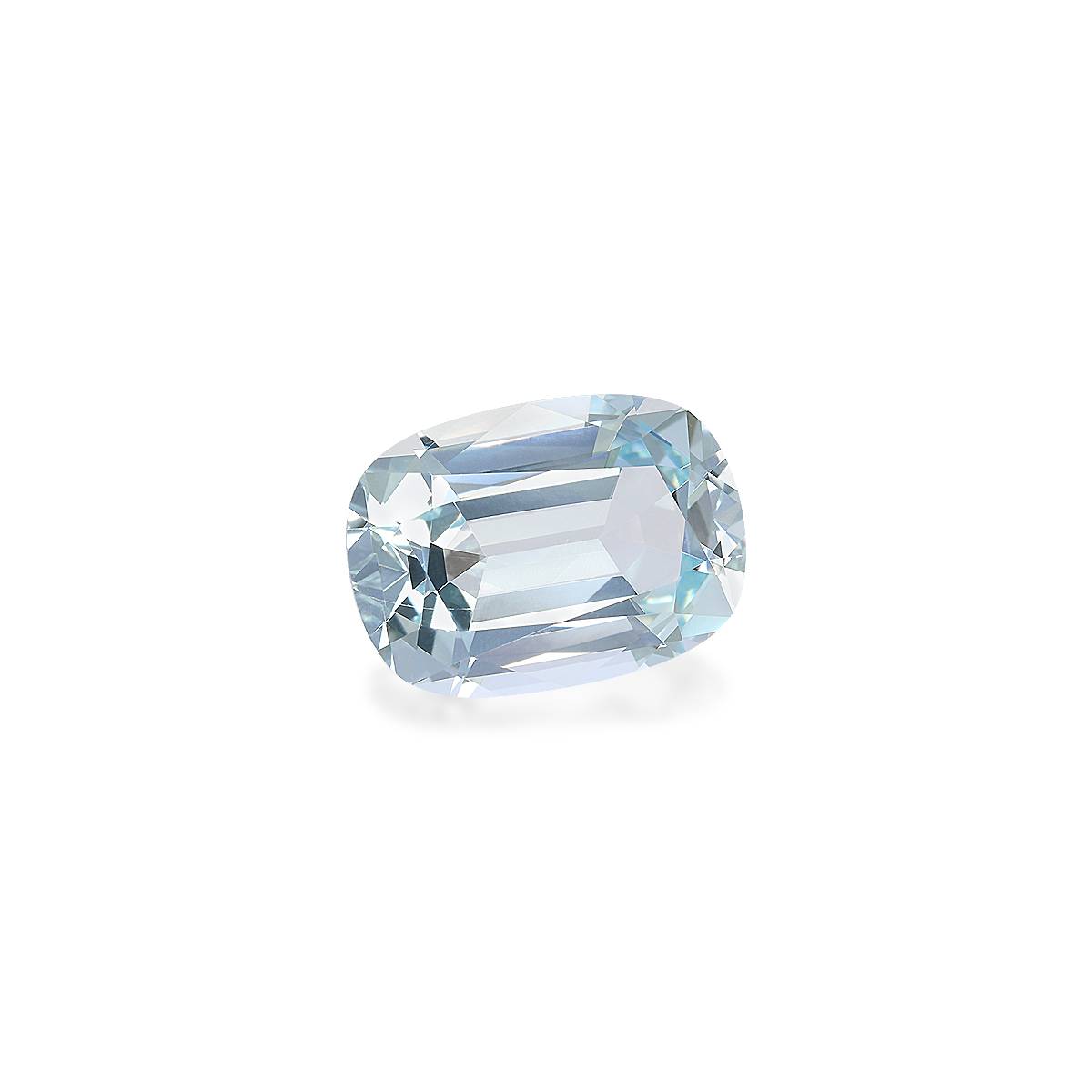 sky blue aquamarine, 9.35ct cushion cut — view 3