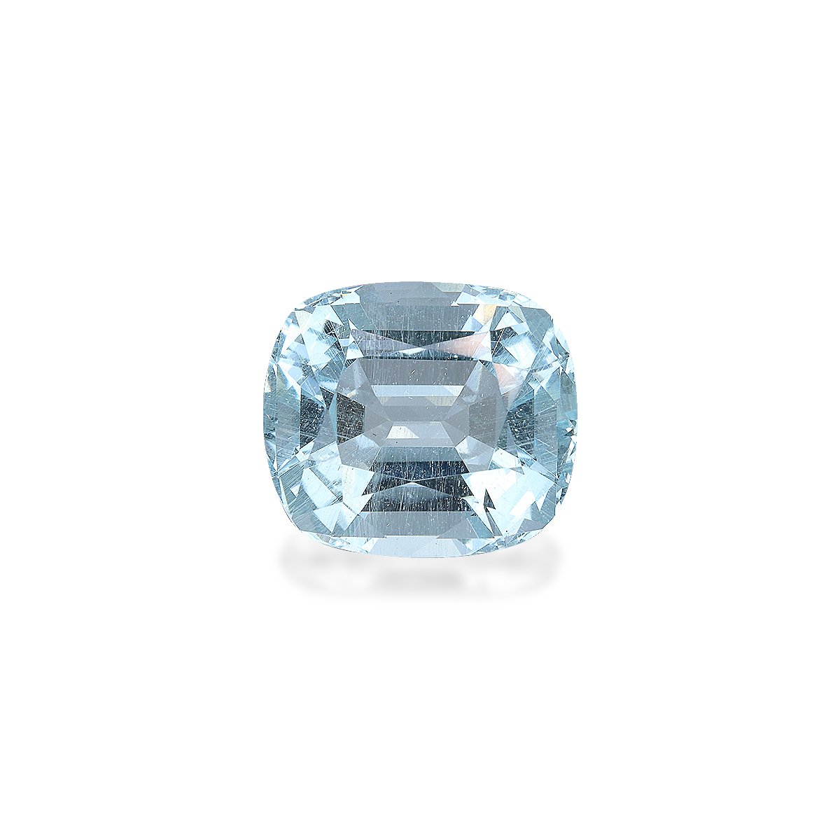 sky blue aquamarine, 11.16ct cushion cut — main view