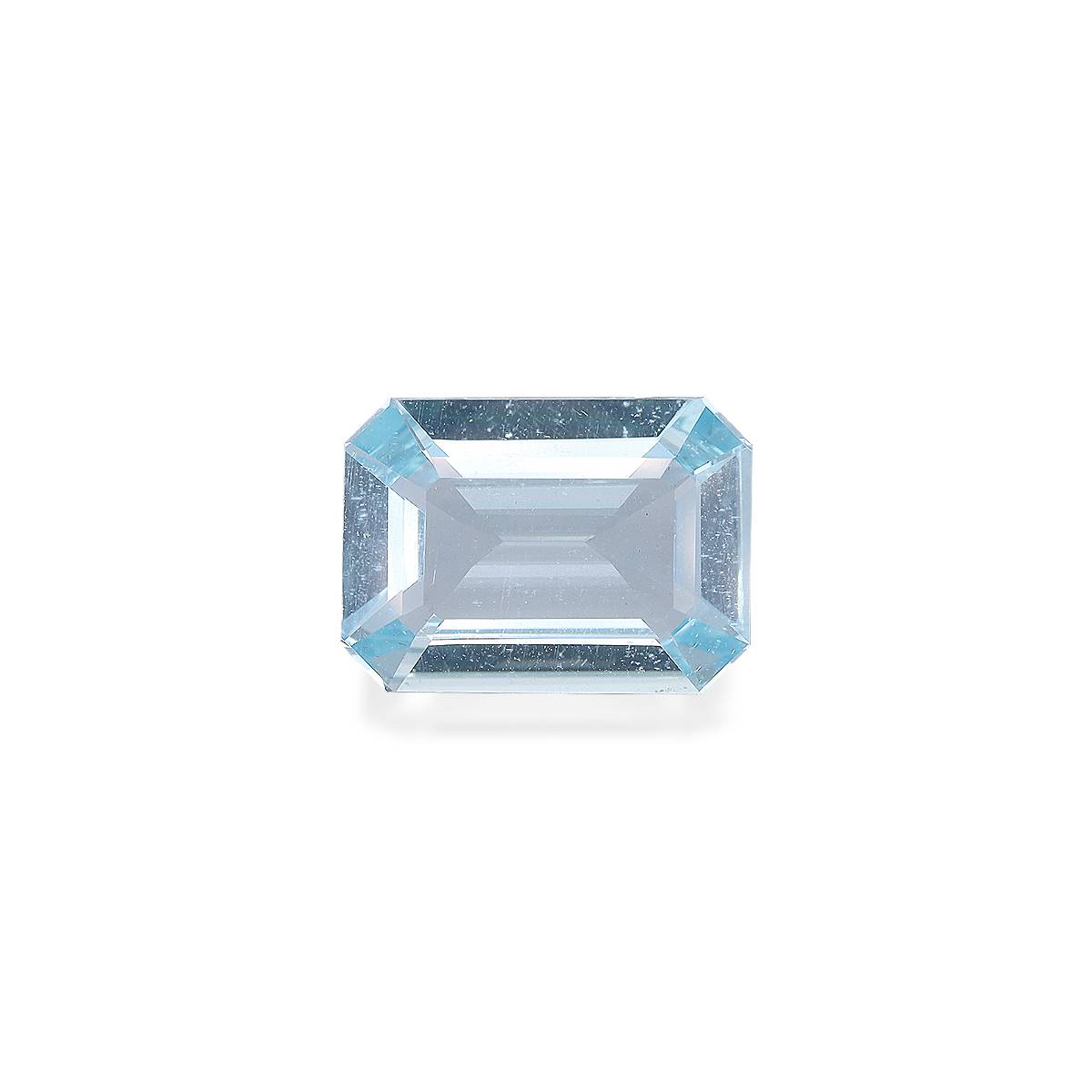 sky blue aquamarine, 5.58ct rectangular cut — main view