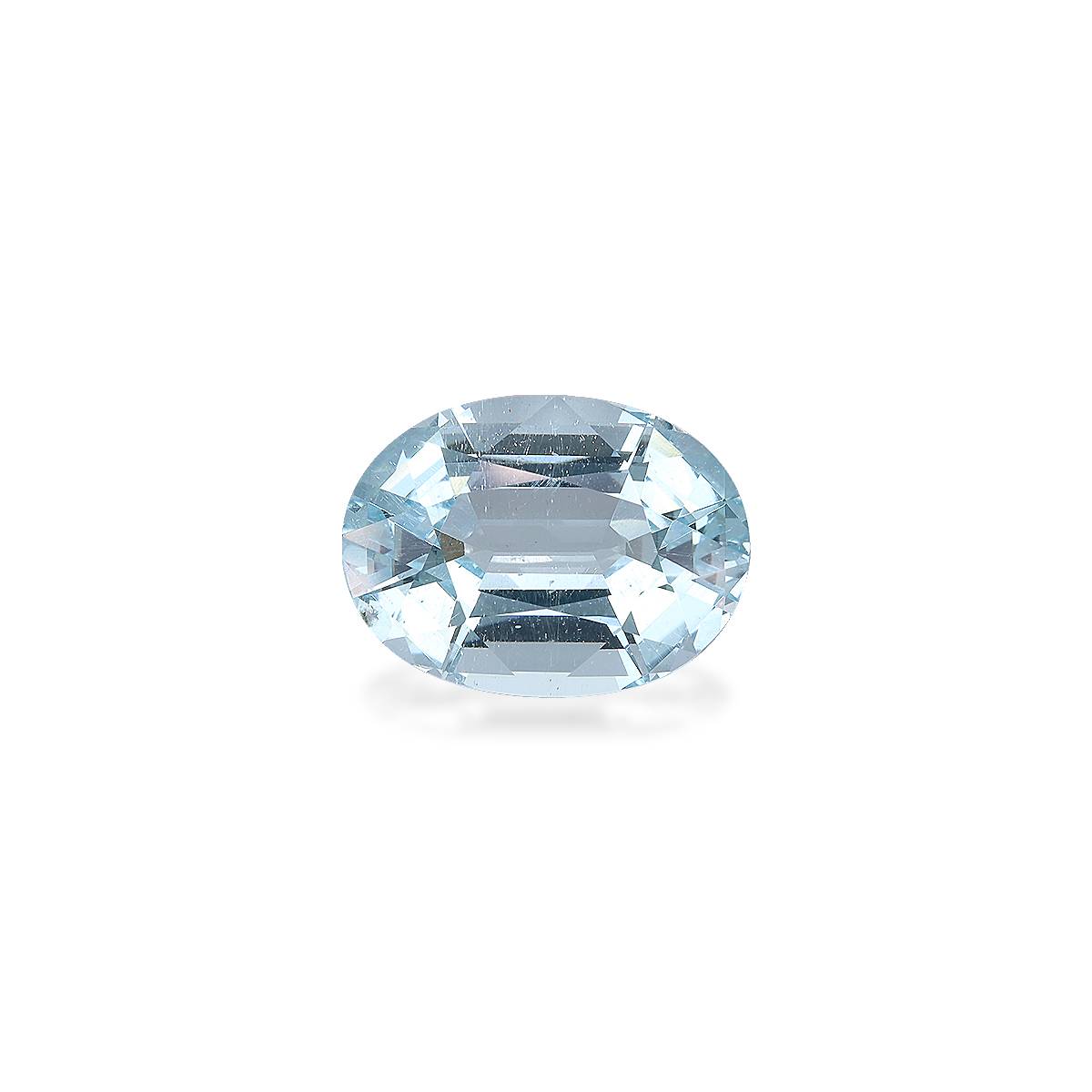 sky blue aquamarine, 8.01ct oval cut — main view