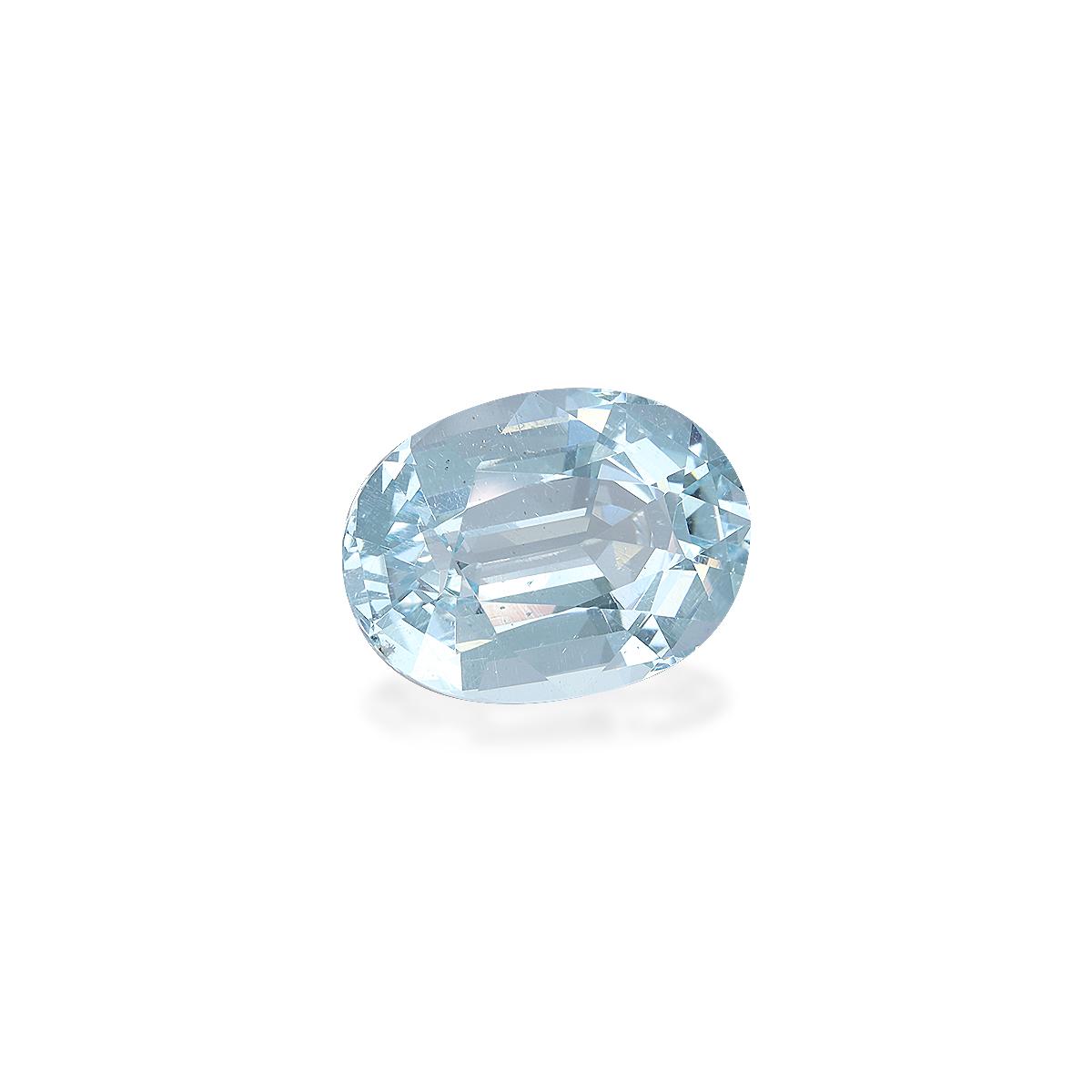 sky blue aquamarine, 8.01ct oval cut — view 3